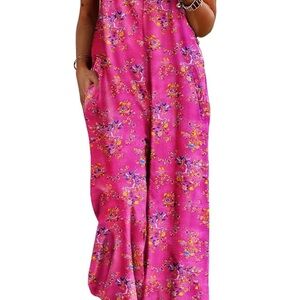YESNO WOMEN’S FLORAL JUMPSUIT C3